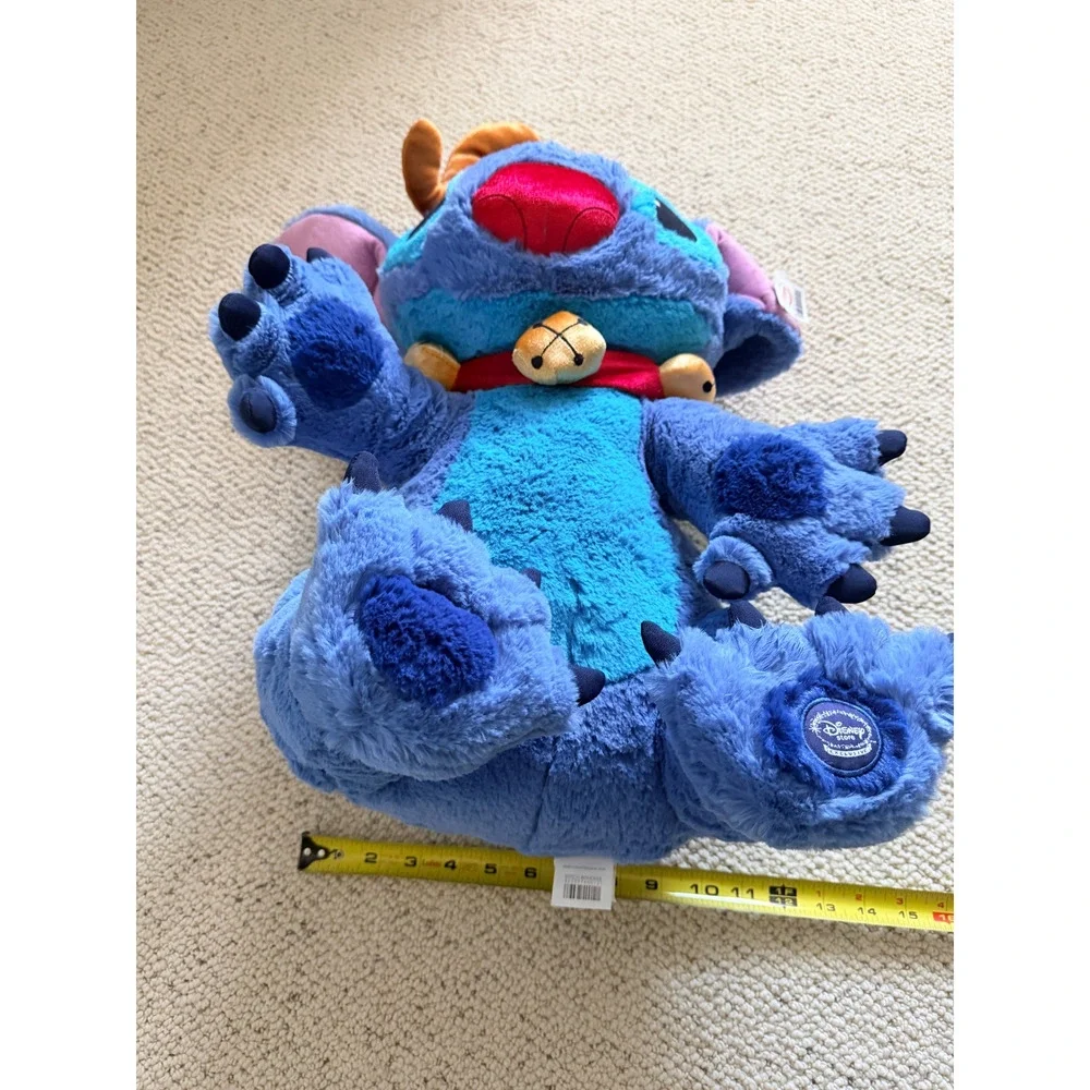 Disney Store Stitch Reindeer Plush 22
